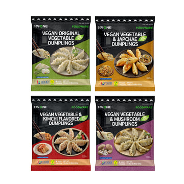 DAMDUONE Vegan Vegetable Dumplings 14.8 oz per bag, 4 pack
